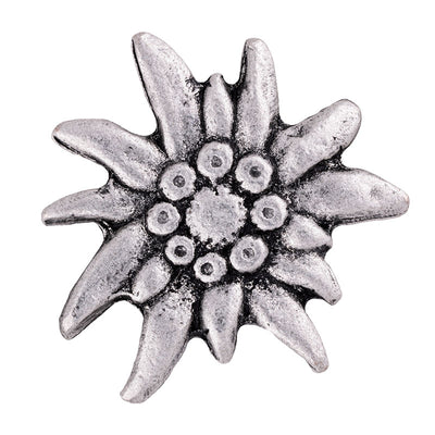 Edelweiß Pin | altsilber