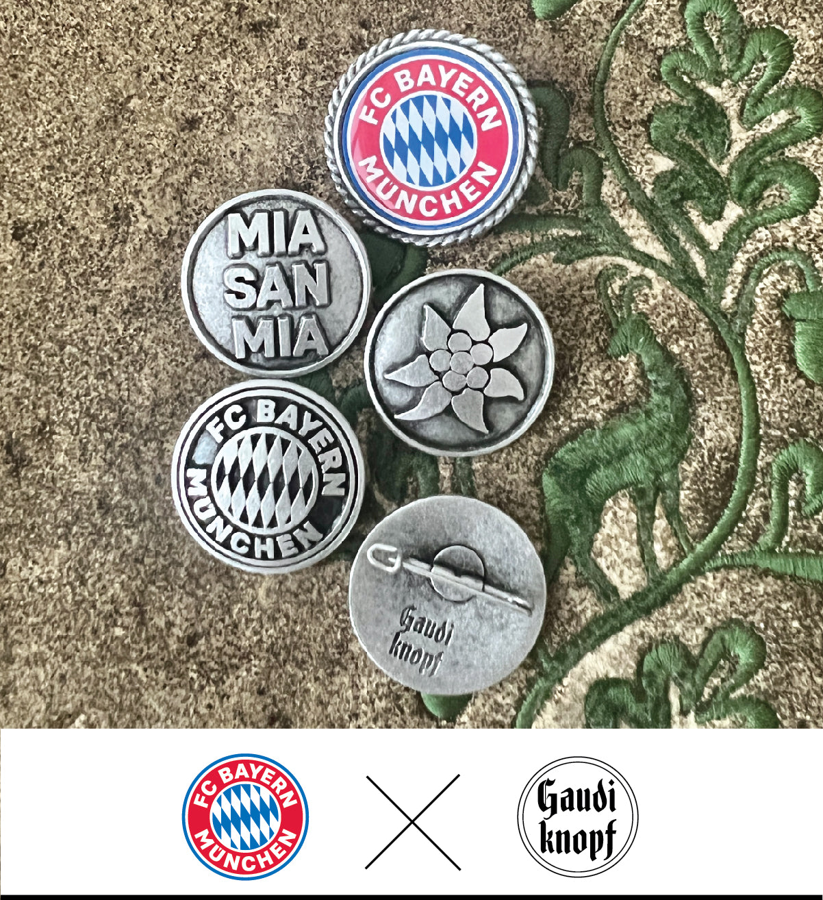 FC Bayern München x Gaudiknopf