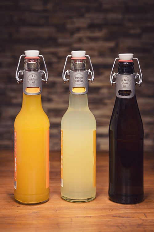 A Bier schad't nia Bügelverschluss