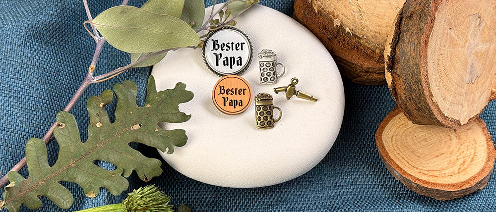 Bierkrug-Pin, Bester Papa Pin zum Vatertag
