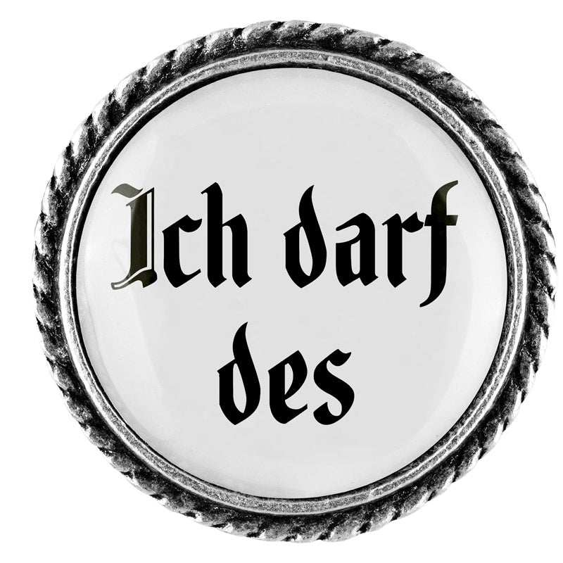 Ich darf des <br> 25mm // schlicht