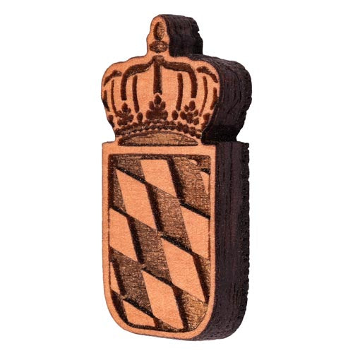 Bayernwappen Pin | Holz