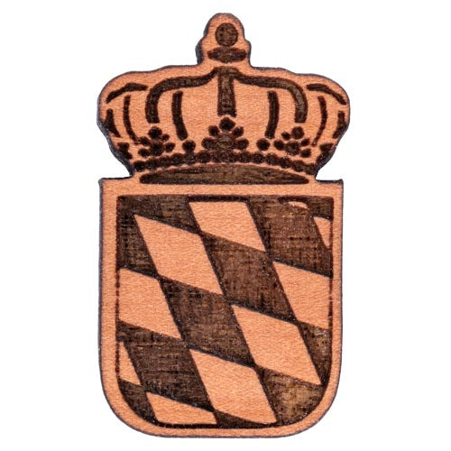 Bayernwappen Pin | Holz