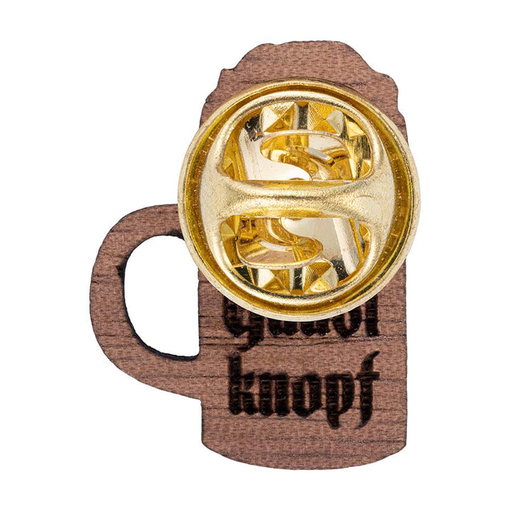 Bierkrug Pin | Holz