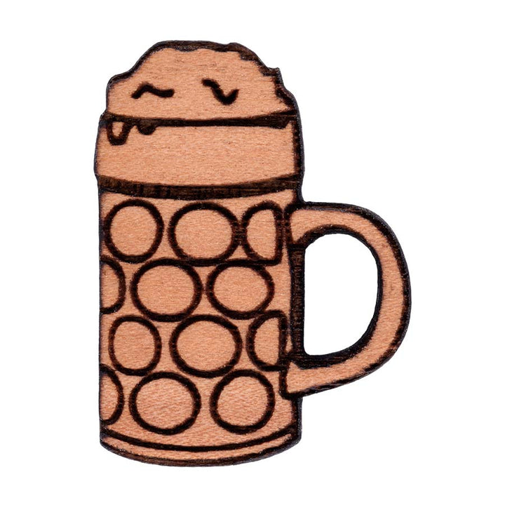 Bierkrug Pin | Holz