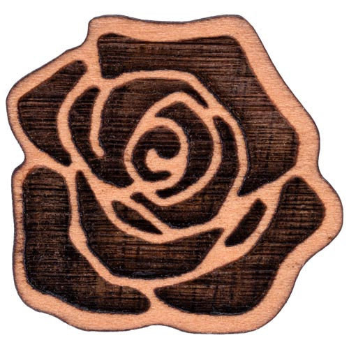 Rose Pin | Holz