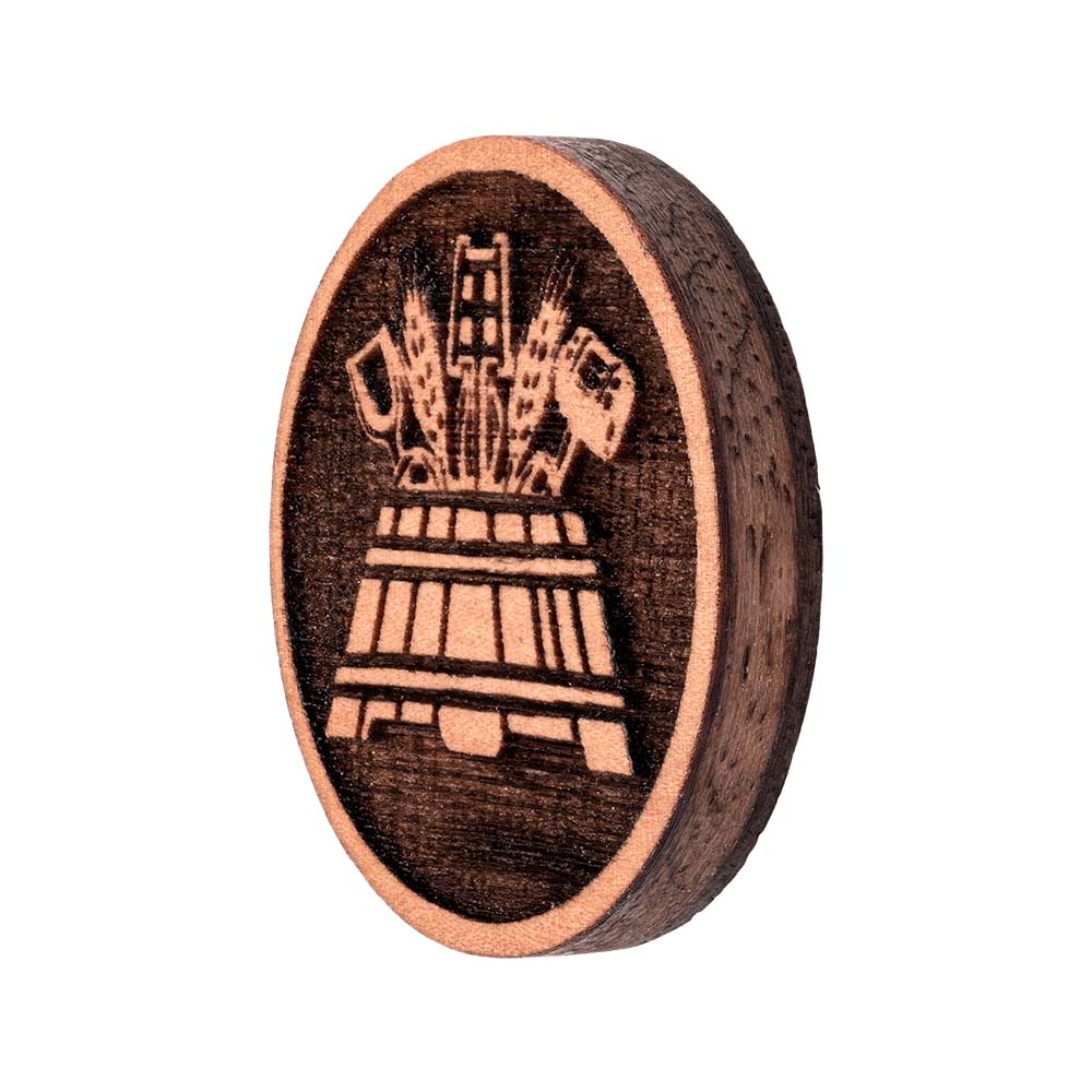 Zunftzeichen Brauer Pin | Holz
