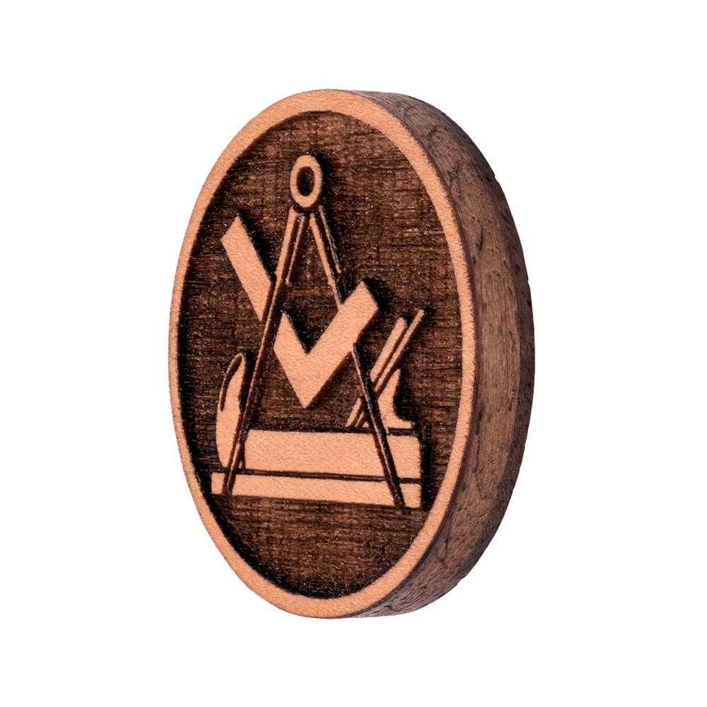 Zunftzeichen Schreiner Pin | Holz