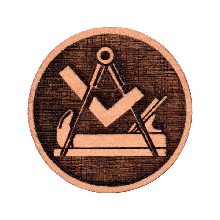 Zunftzeichen Schreiner Pin | Holz