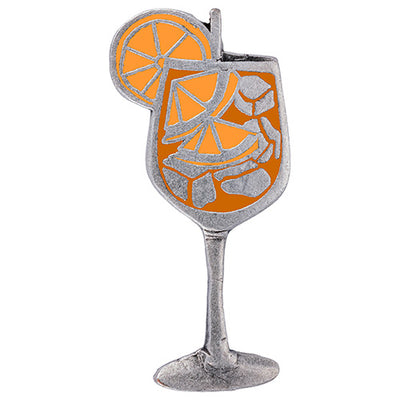 Aperolglas Pin | bemalt