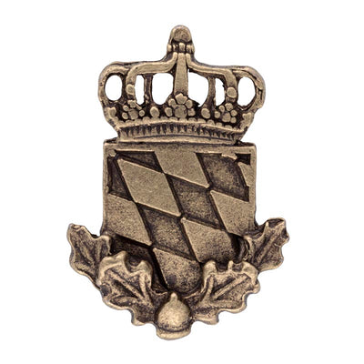 Bayernwappen altmessing verziert