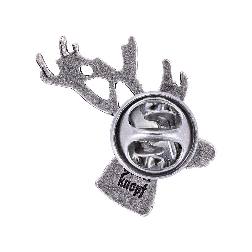 Hirsch Pin | altsilber