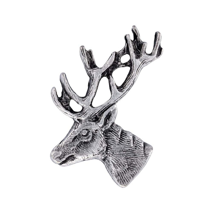 Hirsch Pin | altsilber