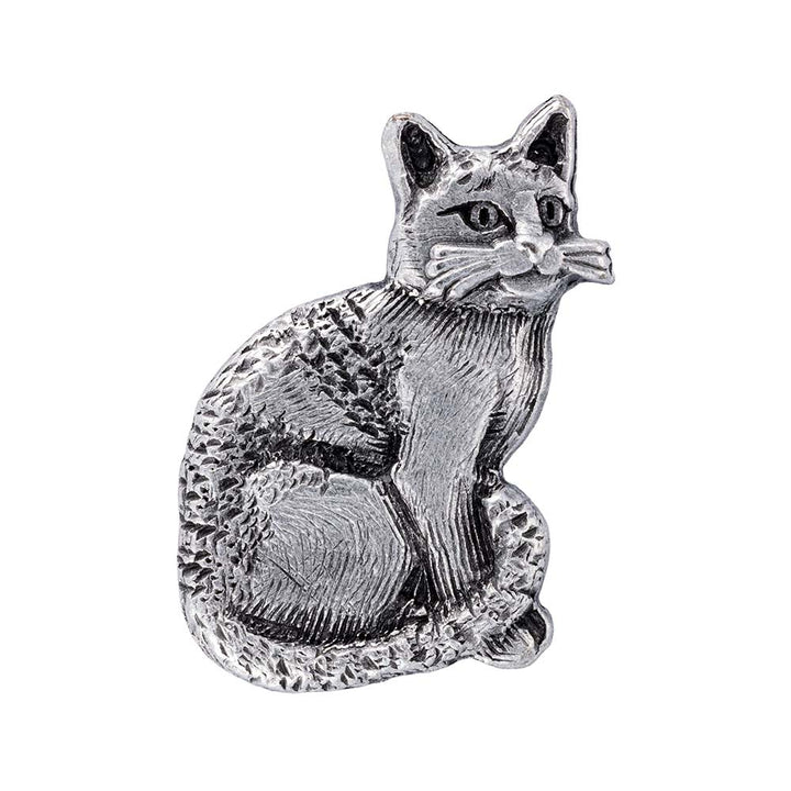 Katze Pin | altsilber