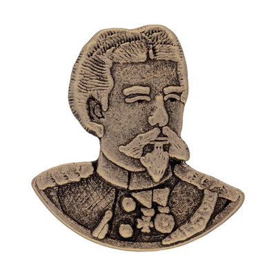 König Ludwig II altmessing