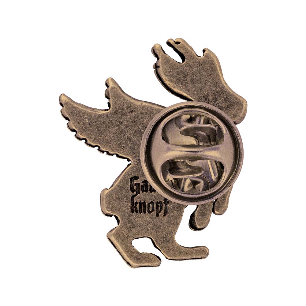Wolpertinger Pin | altmessing