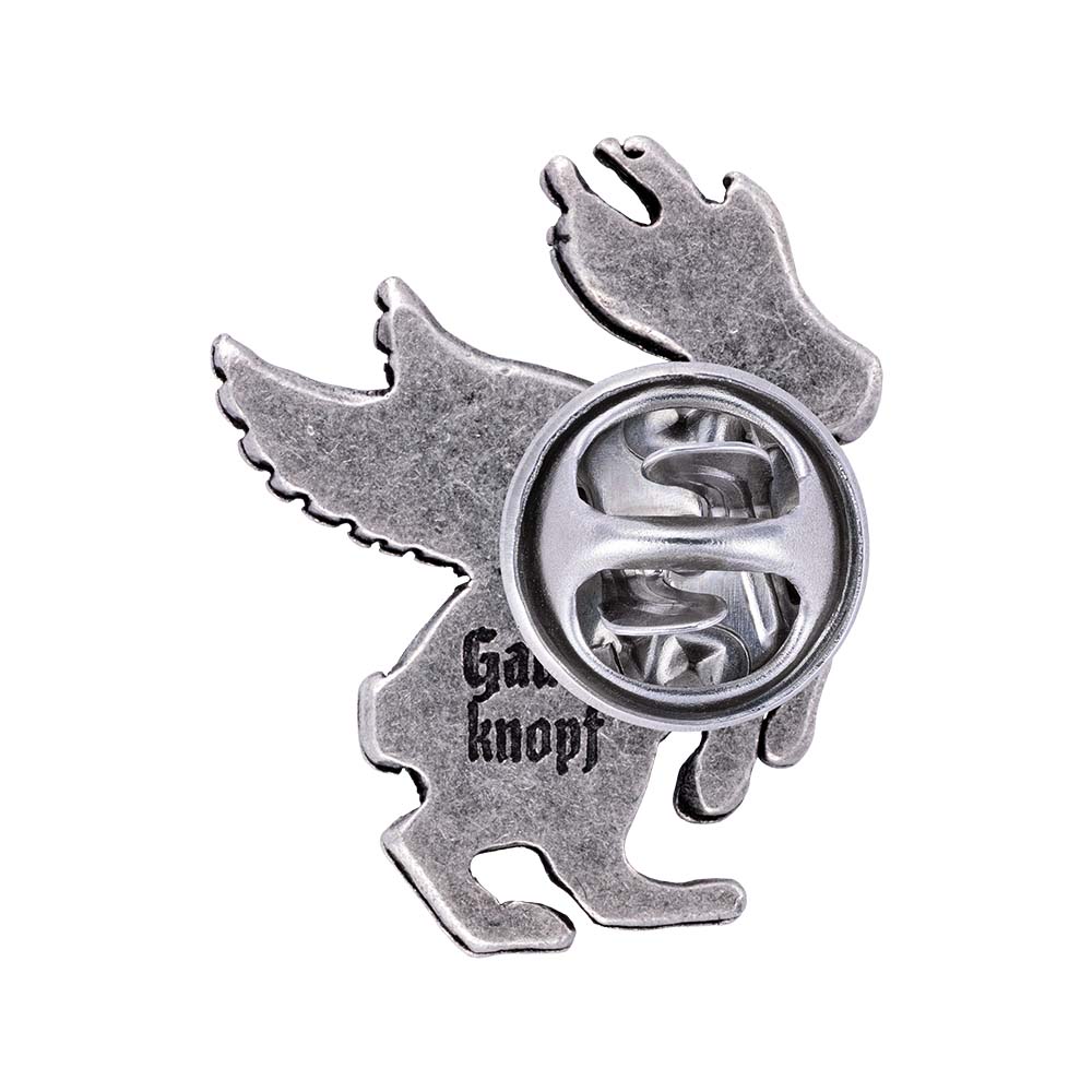 Wolpertinger Pin | altsilber