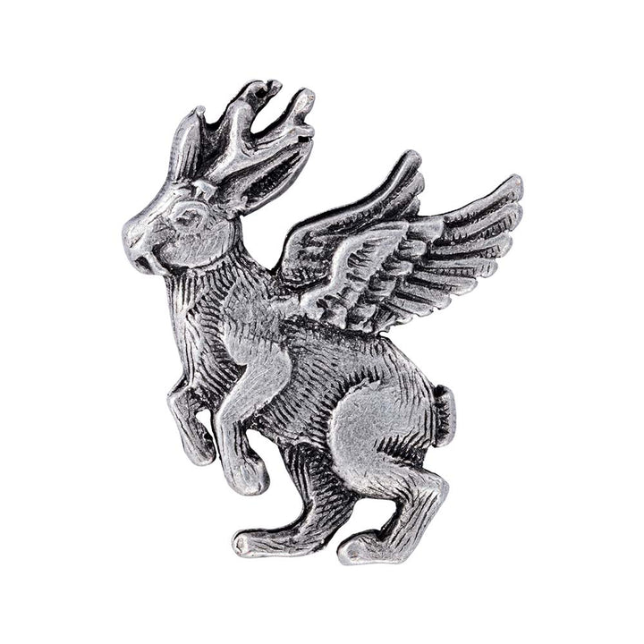 Wolpertinger Pin | altsilber