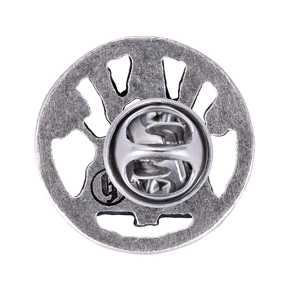 Zunftzeichen Brauer Pin | altsilber