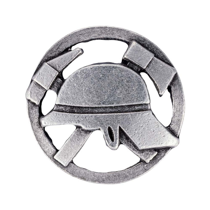Zunftzeichen Feuerwehr Pin | altsilber