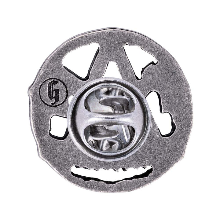 Zunftzeichen Zimmerer Pin | altsilber