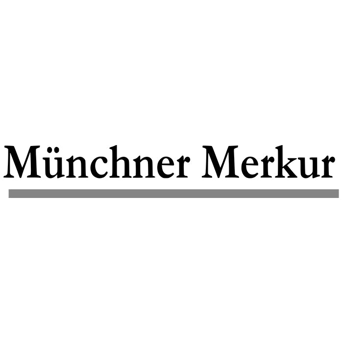 Logo Münchner Merkur in grau