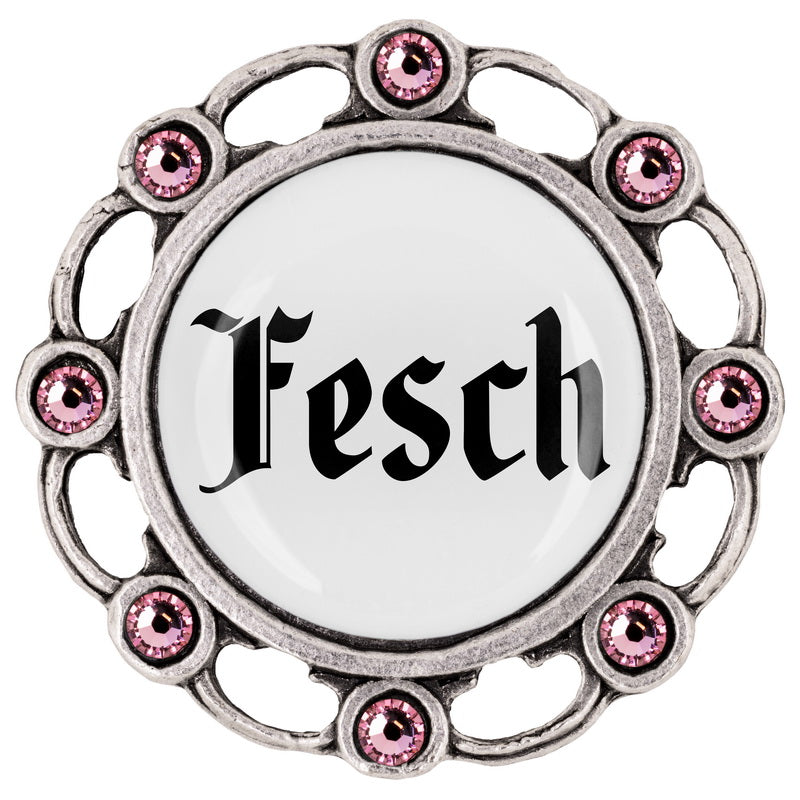 Fesch <br> 20mm // Strass rosa