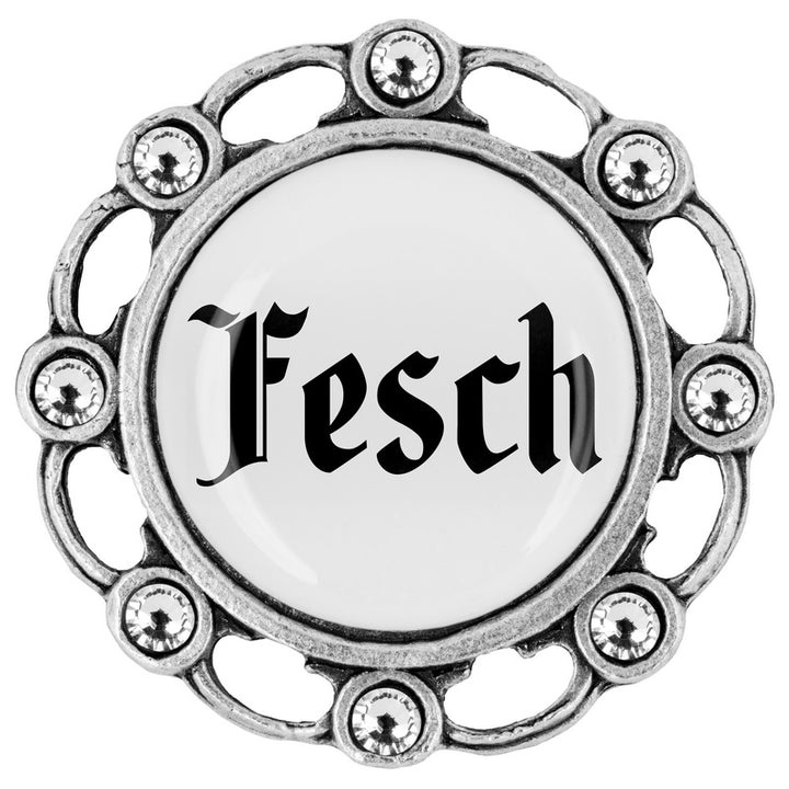 Fesch <br> 20mm // Strass weiß