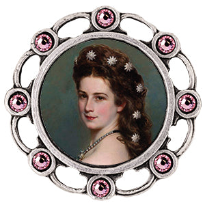 Sissi <br> 20mm // Strass rosa
