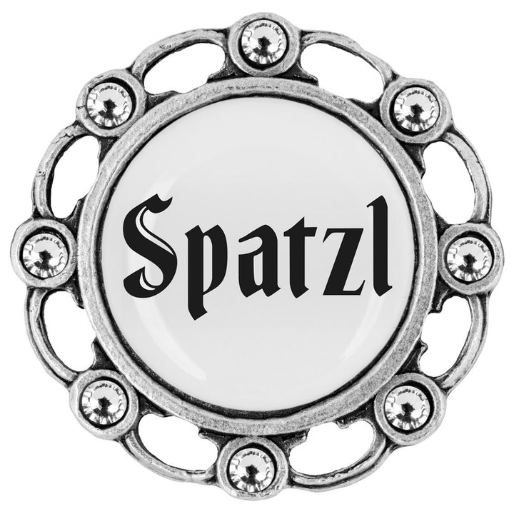 Spatzl <br> 20mm // Strass weiß