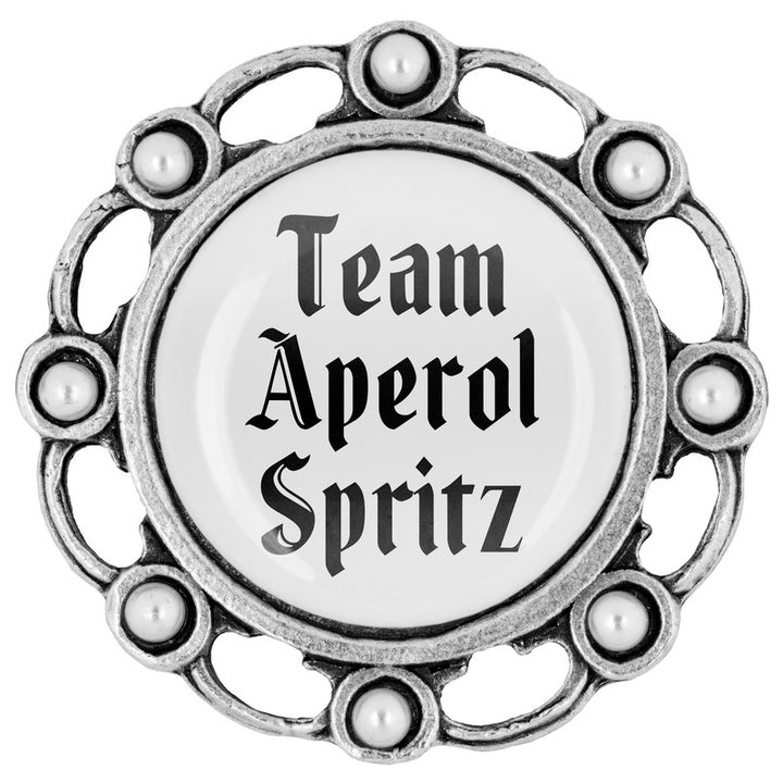 Team Aperol Spritz <br> 20mm // Perle weiß
