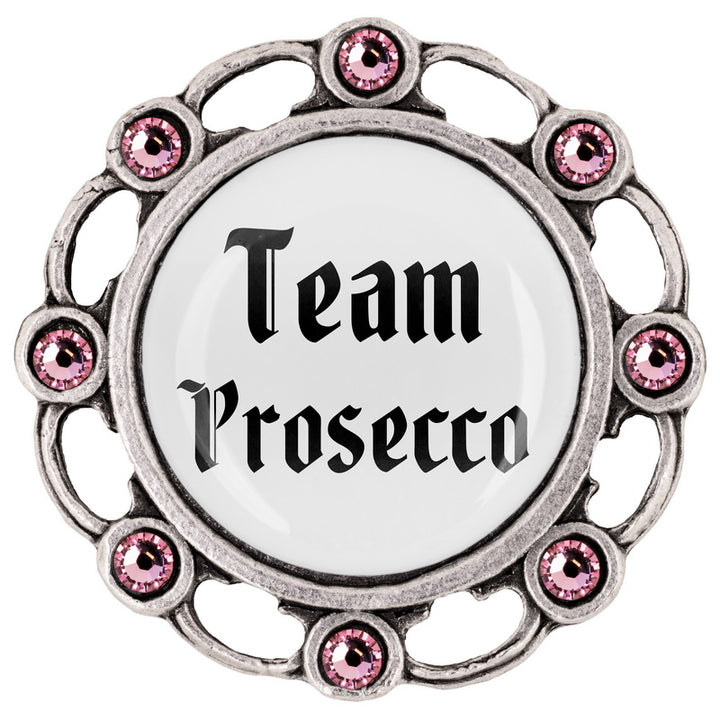 Team Prosecco <br> 20mm // Strass rosa