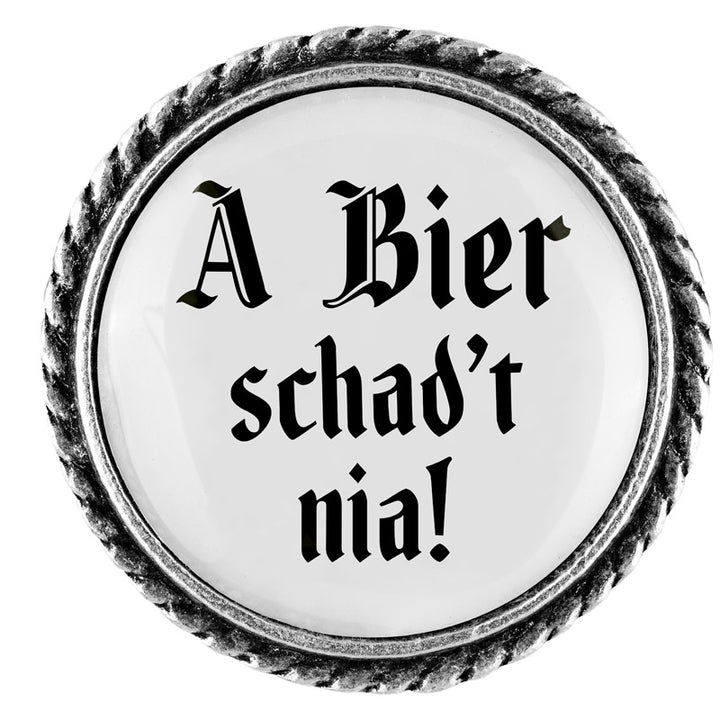 A Bier schad't nia - 25mm // schlicht