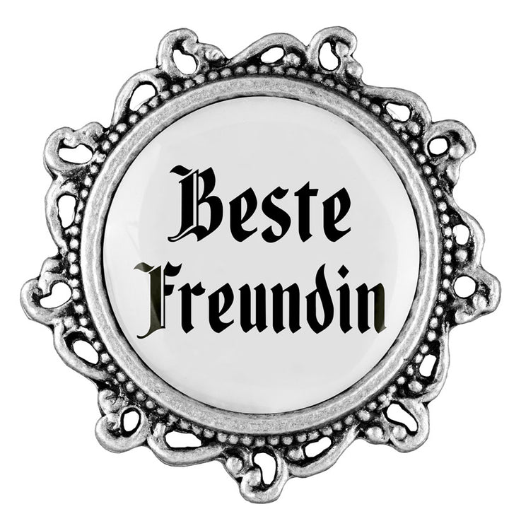 Beste Freundin <br> 20mm // verziert