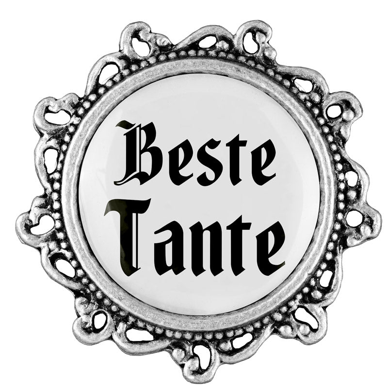 Beste Tante <br> 20mm // verziert