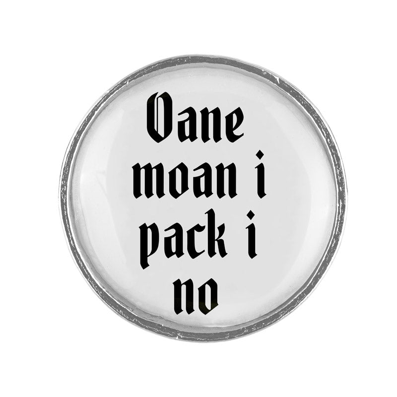 Oane moan i pack i no <br> 20mm // schlicht